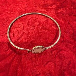 Elegant Silver Bangle Bracelet